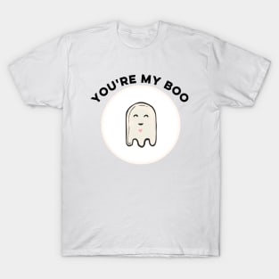 Cute ghost you're my boo T-Shirt